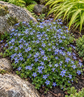 Isotoma fluviatilis ‘Dark Blue’